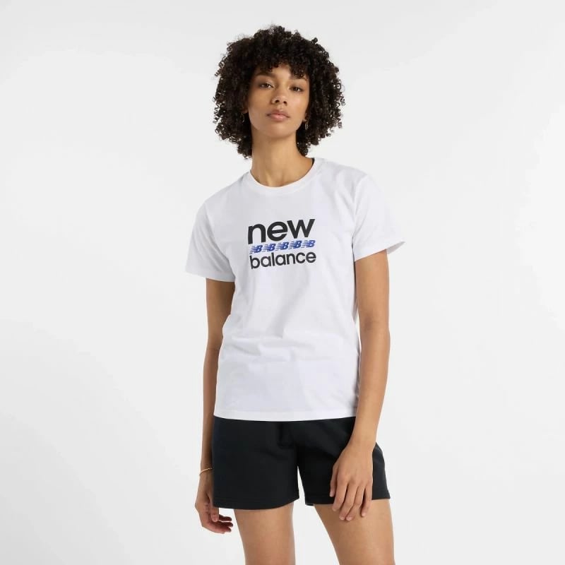 Maicë për femra New Balance, e bardhë