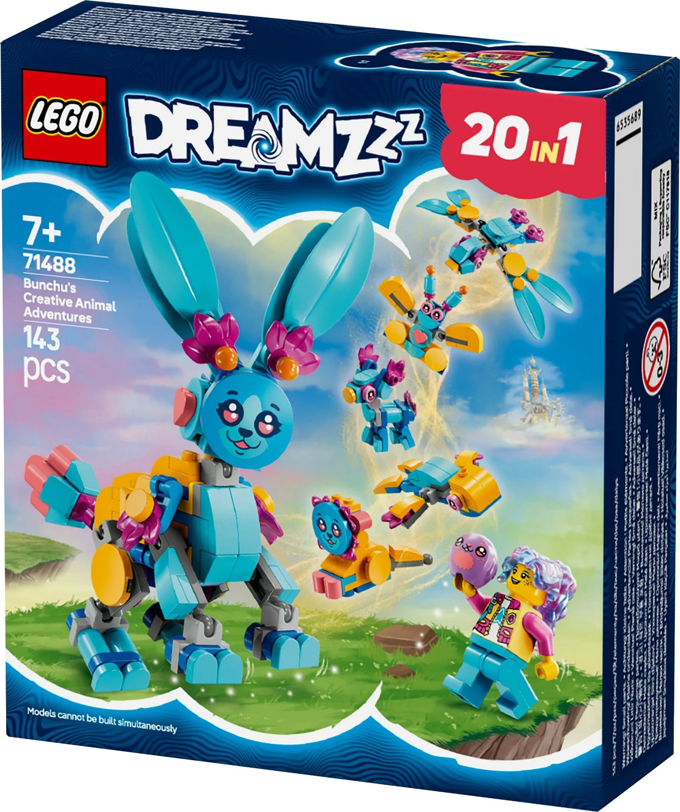 Set ndërtimi LEGO DREAMZzz 71488, 143 pjesë, shumëngjyrësh