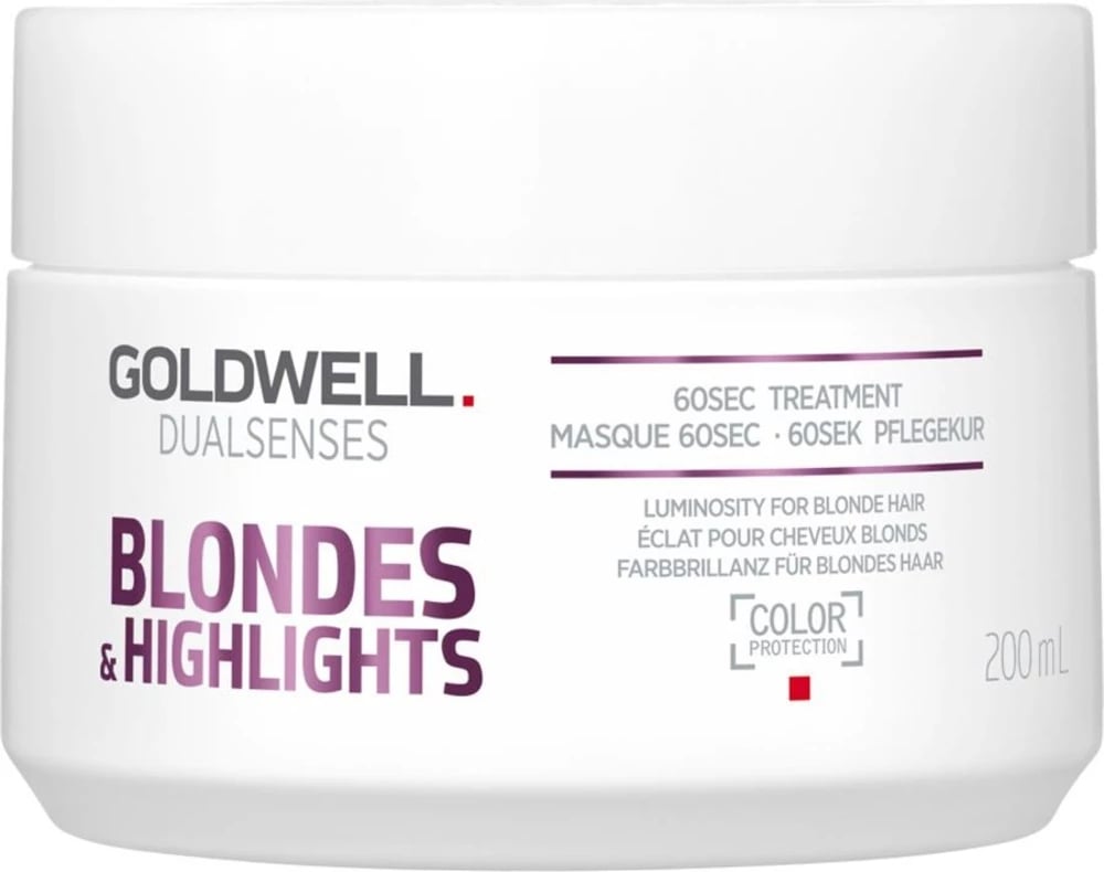 Trajtim për flokë Goldwell Dualsenses Blondes&Highlights 60sec Treatment për femra, 200ml
