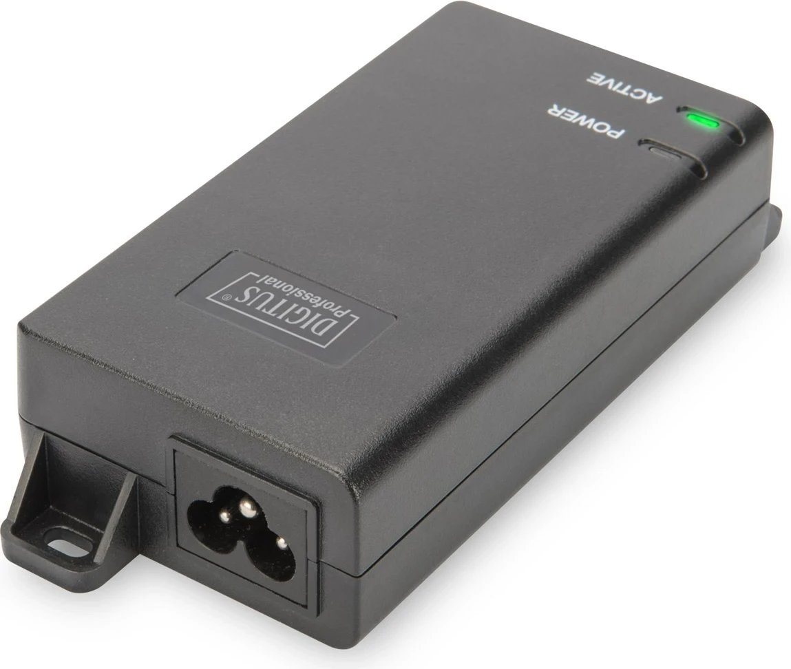 PoE Injector DIGITUS DN-95103-2, Gigabit Ethernet, 30 W, E zezë