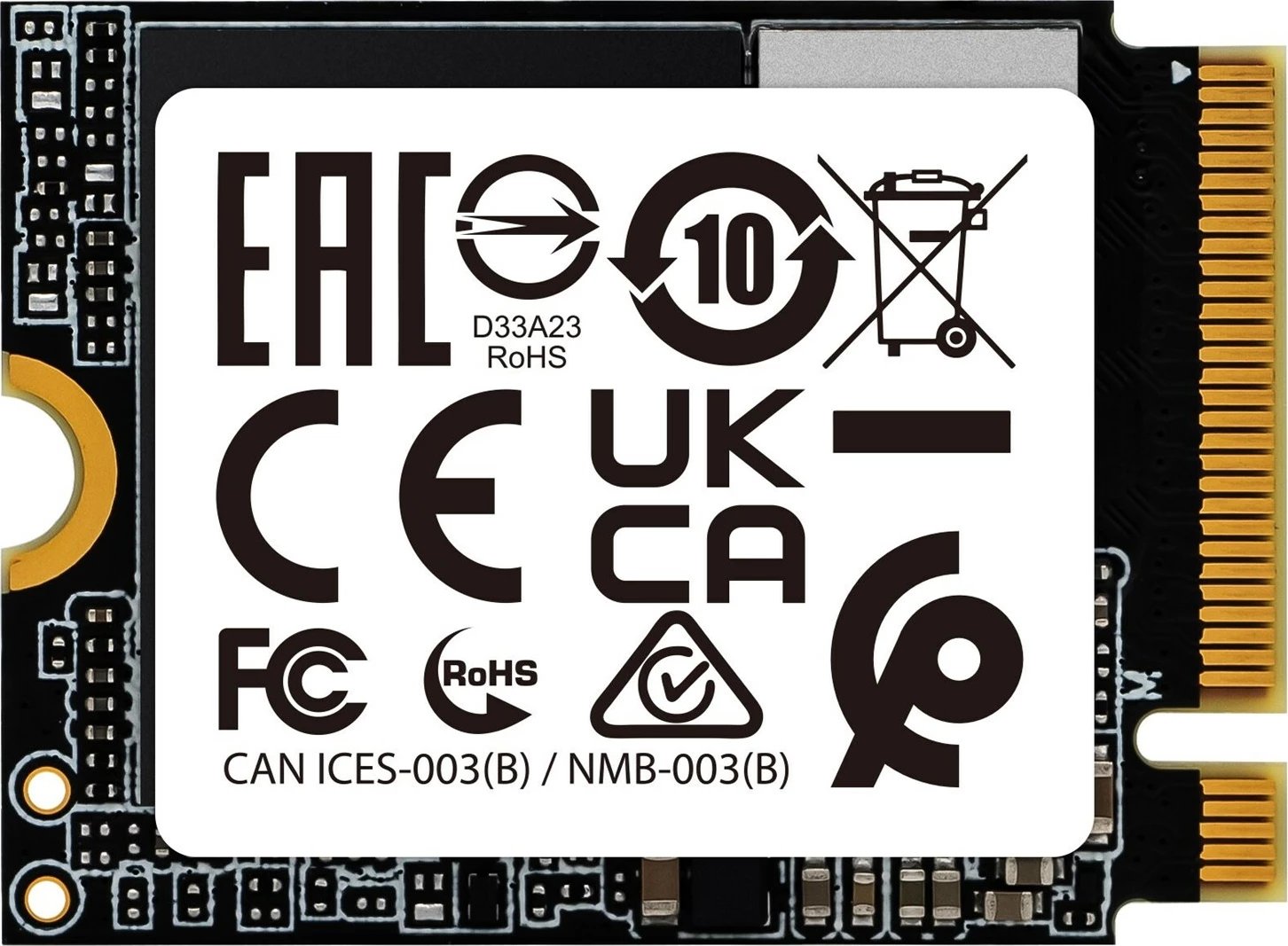 SSD ADATA GAMMIX S55 1TB, PCIe Gen4x4, e zezë