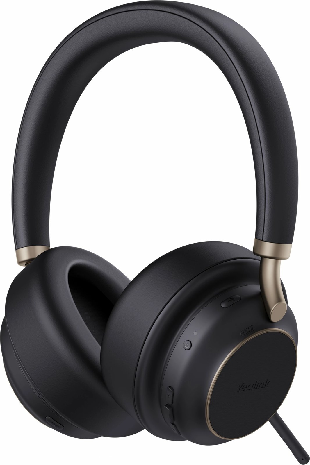 Kufje Yealink BH76 Plus me qëndrim karikimi UC USB-C/A e zezë