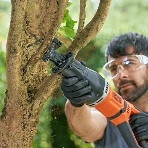 Sharrë reciproke BLACK+DECKER BES301, 750 W, Portokalli