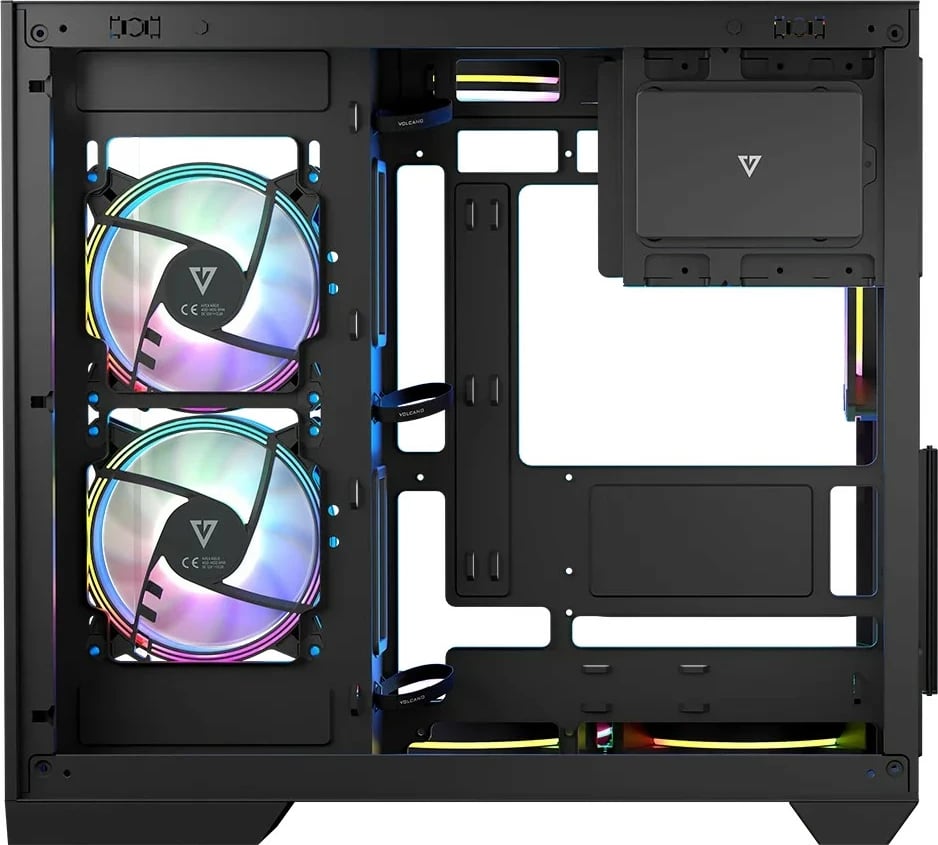 Kasë MODECOM Volcano Panorama NF Midi, ATX, ITX, Micro ATX, Gri