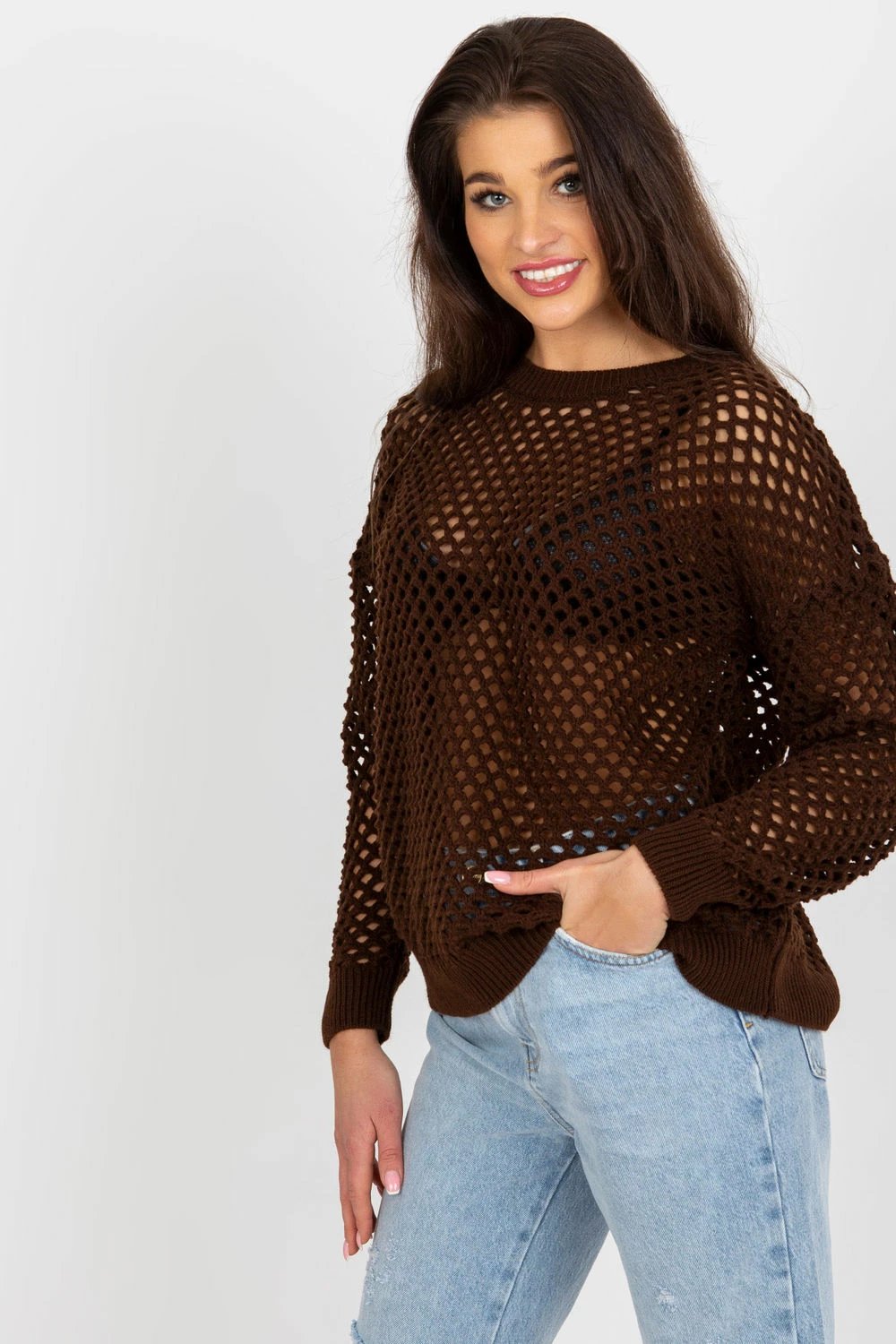 Xhemper për femra Badu 181604, kafe