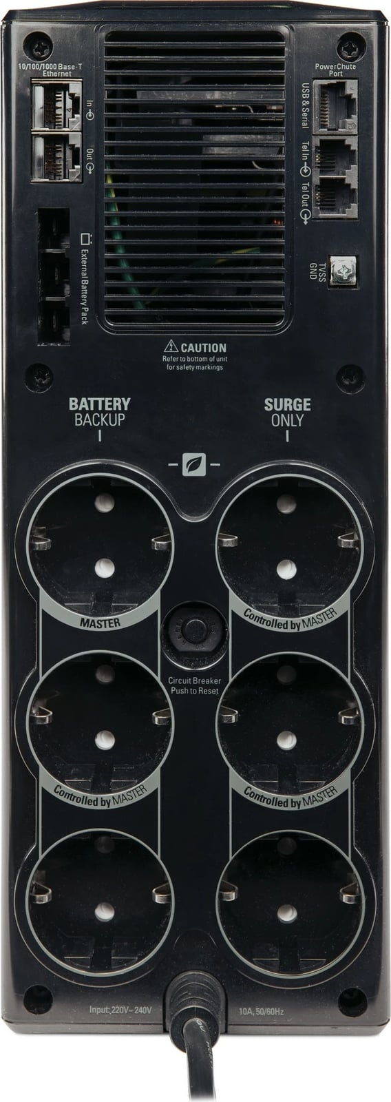 UPS APC Back-UPS Pro, Line-Interactive, 1.5 kVA, 865 W, Sine, 156 V, 300 V