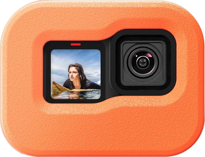 Mbështjellës notues për kamerë sportive, Telesin, S4-FHG-07-TGP, për GoPro Hero 9/10/11/12/13, portokalli