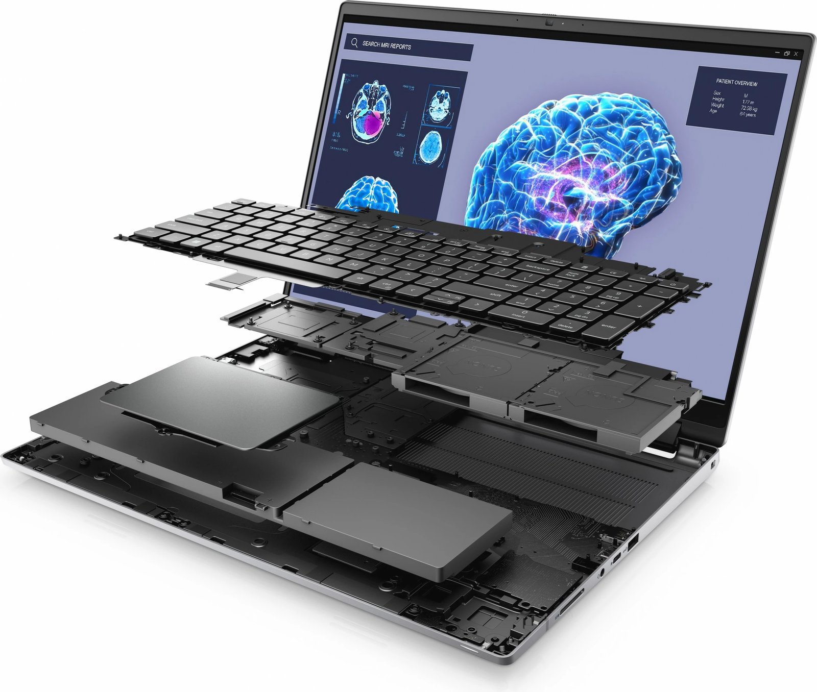 Laptop DELL Precision 7680, Intel Core i7, 32 GB RAM, 1 TB SSD, 16 inch, Gri