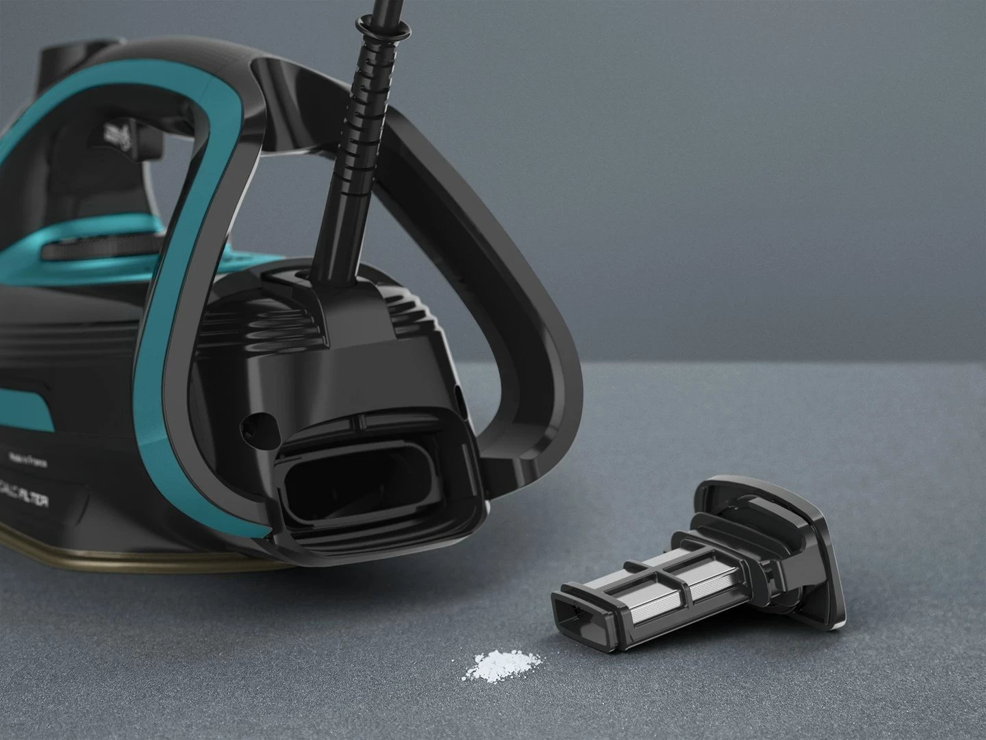 Hekur Tefal Puregliss FV8066, 3000 W, Zi, Kaltër