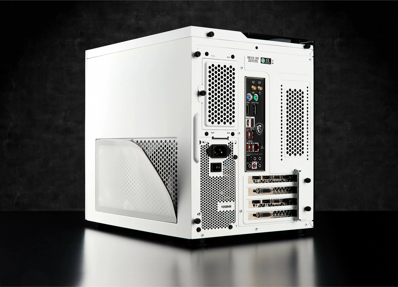 Kasë Corsair Crystal 280X, micro ATX, xham i temperuar, e bardhë