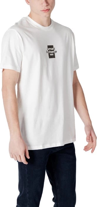 Maicë për meshkuj Armani Exchange, të bardhë