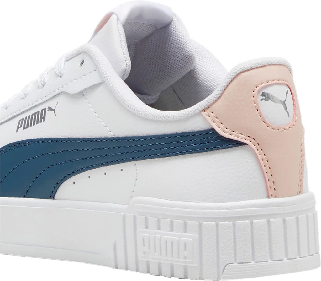 Këpucë për femra Puma, të bardha-blu