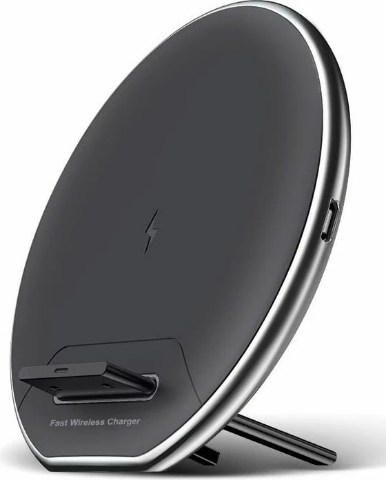 Karikues wireless Denver CPQ-10 për smartphone, USB, zi/argjendtë