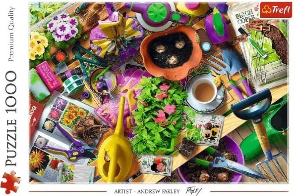 Puzzle 1000 pjesë Trefl Garden Cleanup, 68.3x48cm Puzzle 1000 pjesë Trefl Garden Cleanup, 68.3x48cm