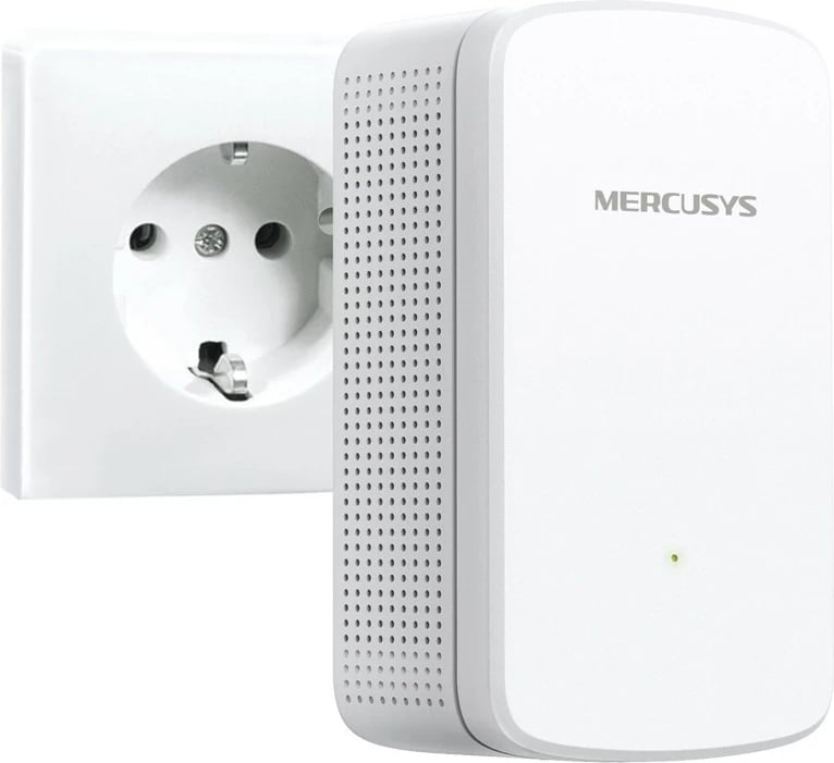 Repeater Wi-Fi Mercusys ME10, 300 Mbps, 1 portë LAN, i bardhë