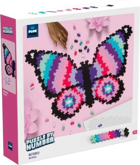 Puzzle bllokësh Plus-Plus Butterfly 800 copë, Shumëngjyrësh Puzzle bllokësh Plus-Plus Butterfly 800 copë, Shumëngjyrësh