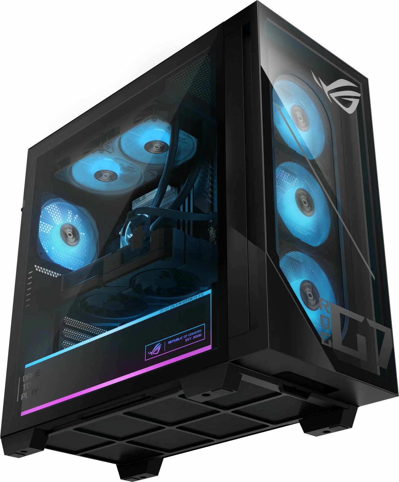 Kompjuter ASUS ROG GM700 R7-9800X3D, 64GB RAM, 1TB SSD, e zezë