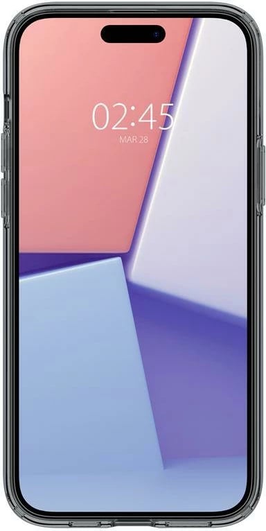 Mbështjellës Spigen Crystal Flex për iPhone 15 Plus, Gri-Transparent
