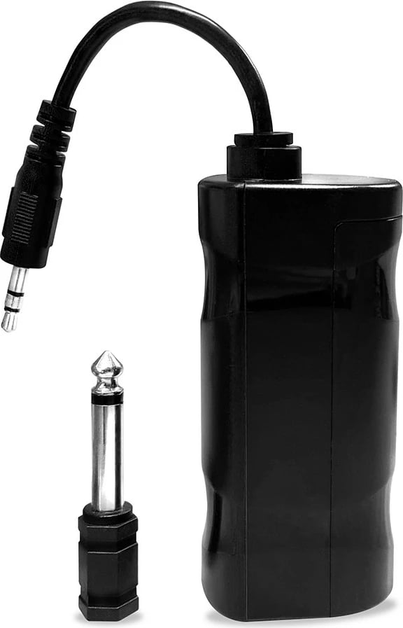 Mikrofon pa tela, Media-Tech MT398, 2.4 GHz 20 m, LCD, për altoparlantë me 3.5 mm/6.3 mm, set, zi/grafit