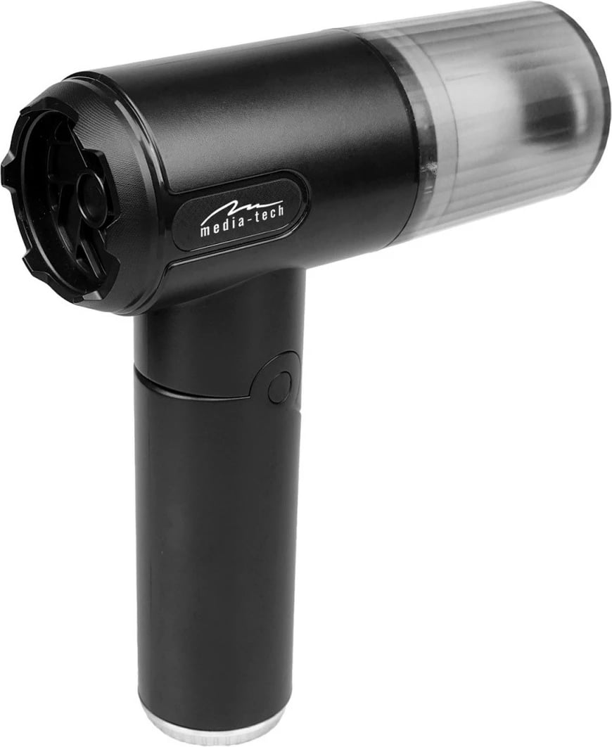 Fryrës/aspirator dore 2‑në‑1 Media‑Tech MT6538 65W 6800Pa 30 m/s LED bateri USB‑C, i zi, set me aksesorë