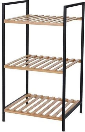 Raft bambu KOOPMAN me 3 rafte, H70x38x32.5cm