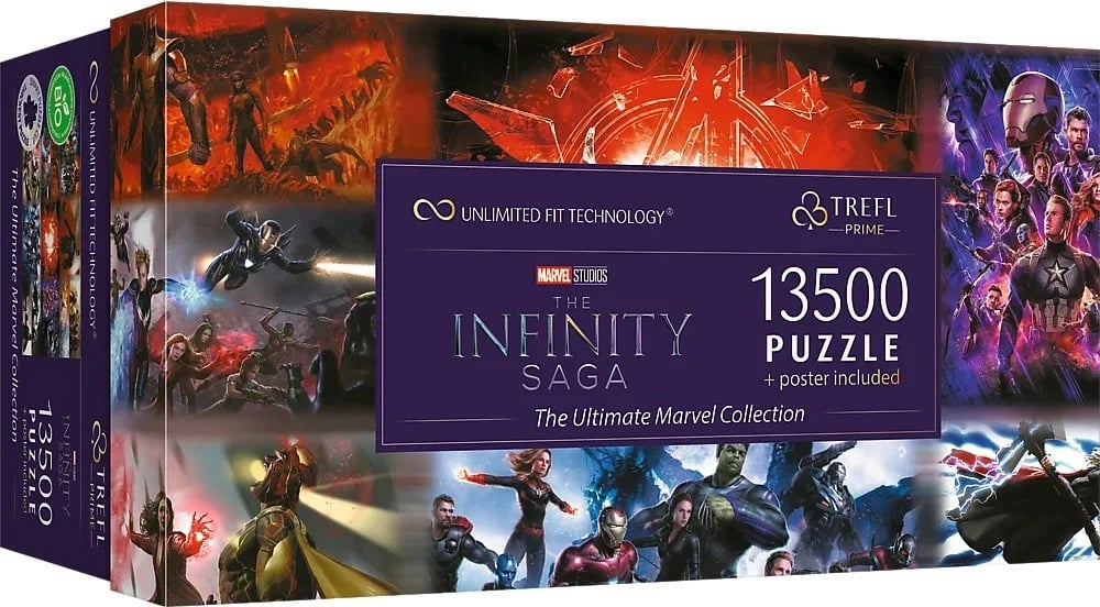 Puzzle Trefl Ultimate Marvel Collection 13500 pjesë, me poster
