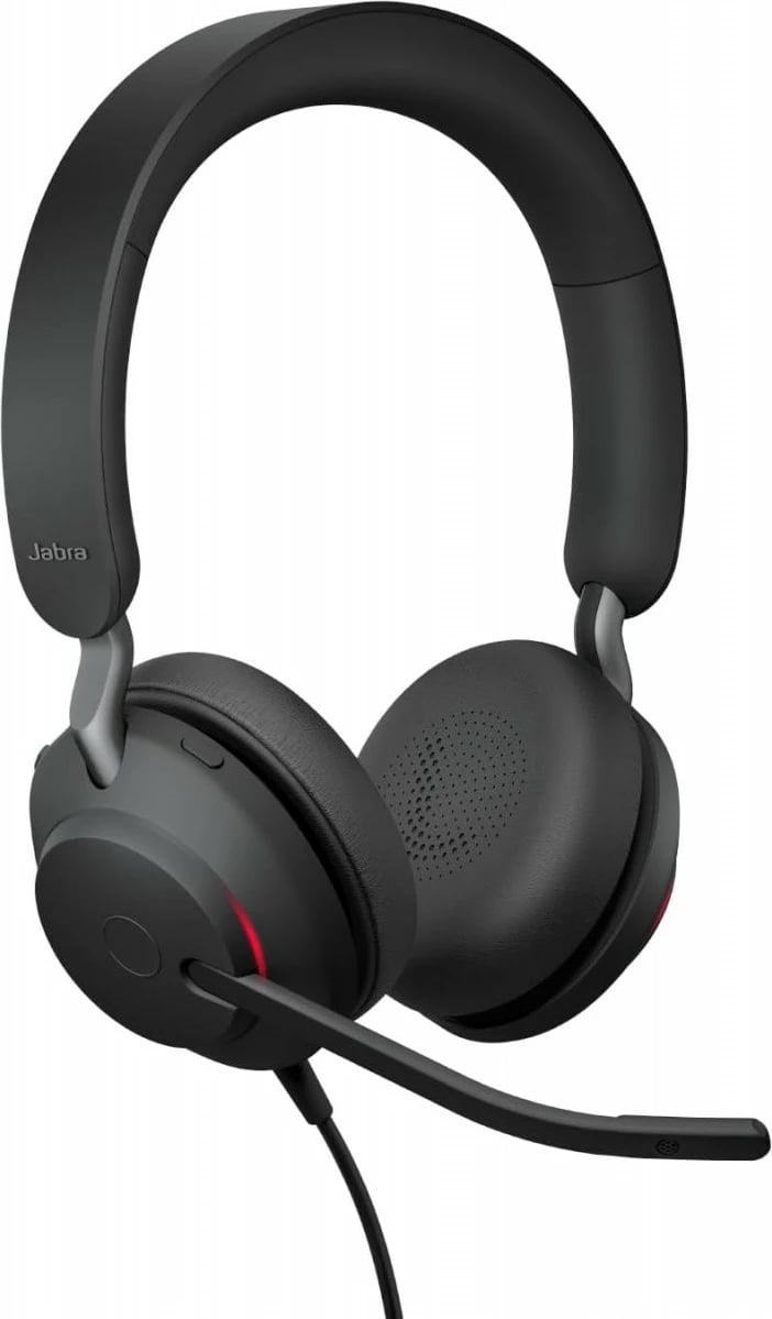 Kufje Jabra Evolve2 40 SE MS Stereo, me mikrofon, USB-A/USB-C, e zezë