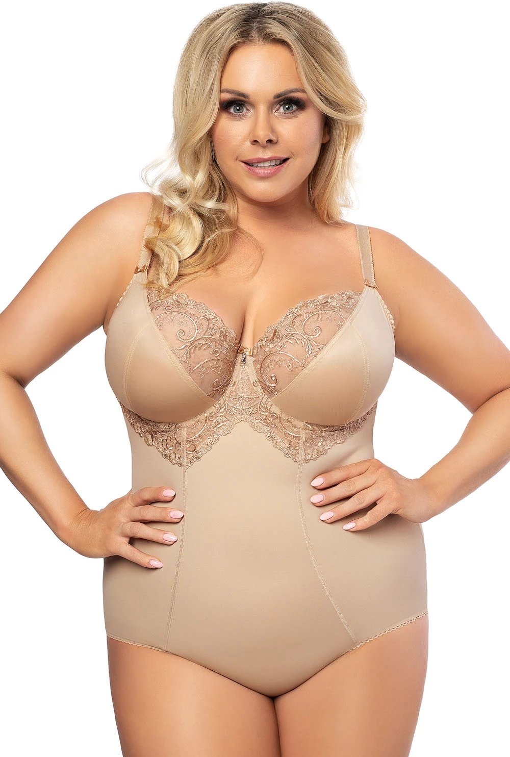 Kominoshe për femra Gorsenia Lingerie 128280, bezhë