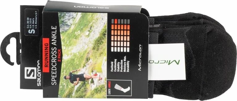 Çorape Salomon për meshkuj dhe femra, të zeza