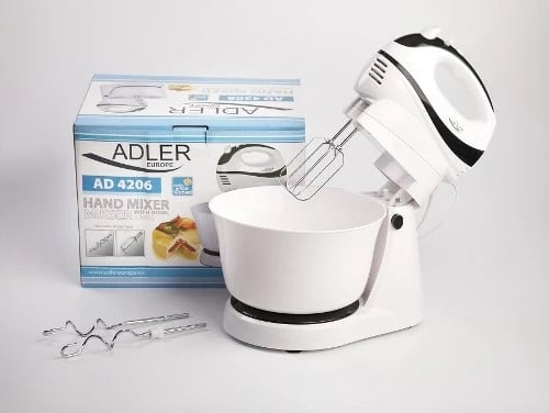 Mikser qëndror Adler AD 4206, 300 W, Bardhë, Zi