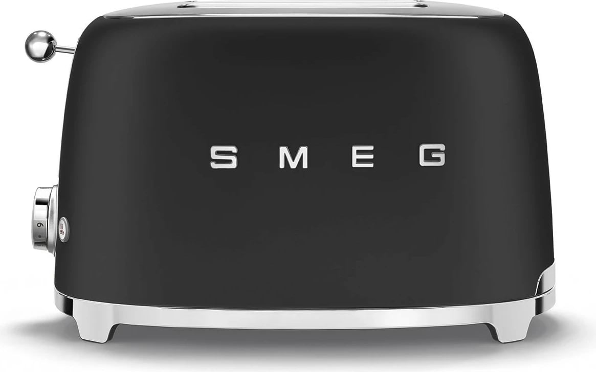 Toaster SMEG TSF01BLMEU, 950W, 2 feta, ngjyrë e zezë