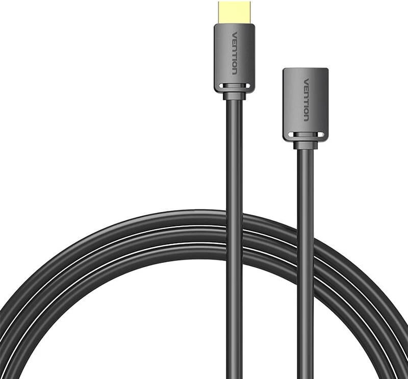 Kabllo zgjatues HDMI 2.0 Vention AHCBH, 2m, 4K 60Hz, e zezë