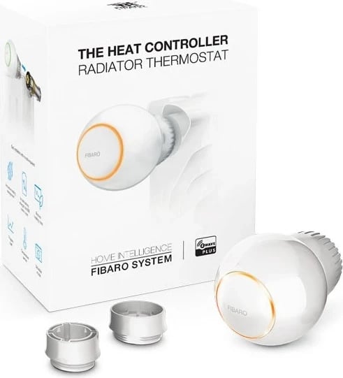 Kokë termostatike Fibaro FGT-001 ZW5  Z-Wave, e bardhë