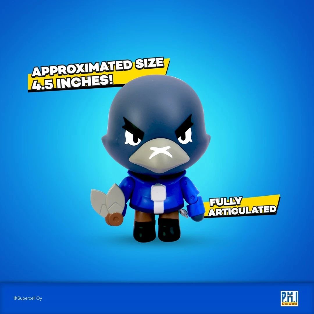 Figurë aksioni Brawl Stars S1, P.M.I. Kids World, Crow, 11cm