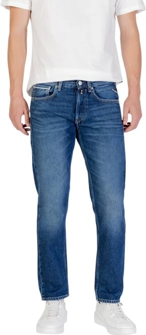 Jeans Replay për meshkuj, blu