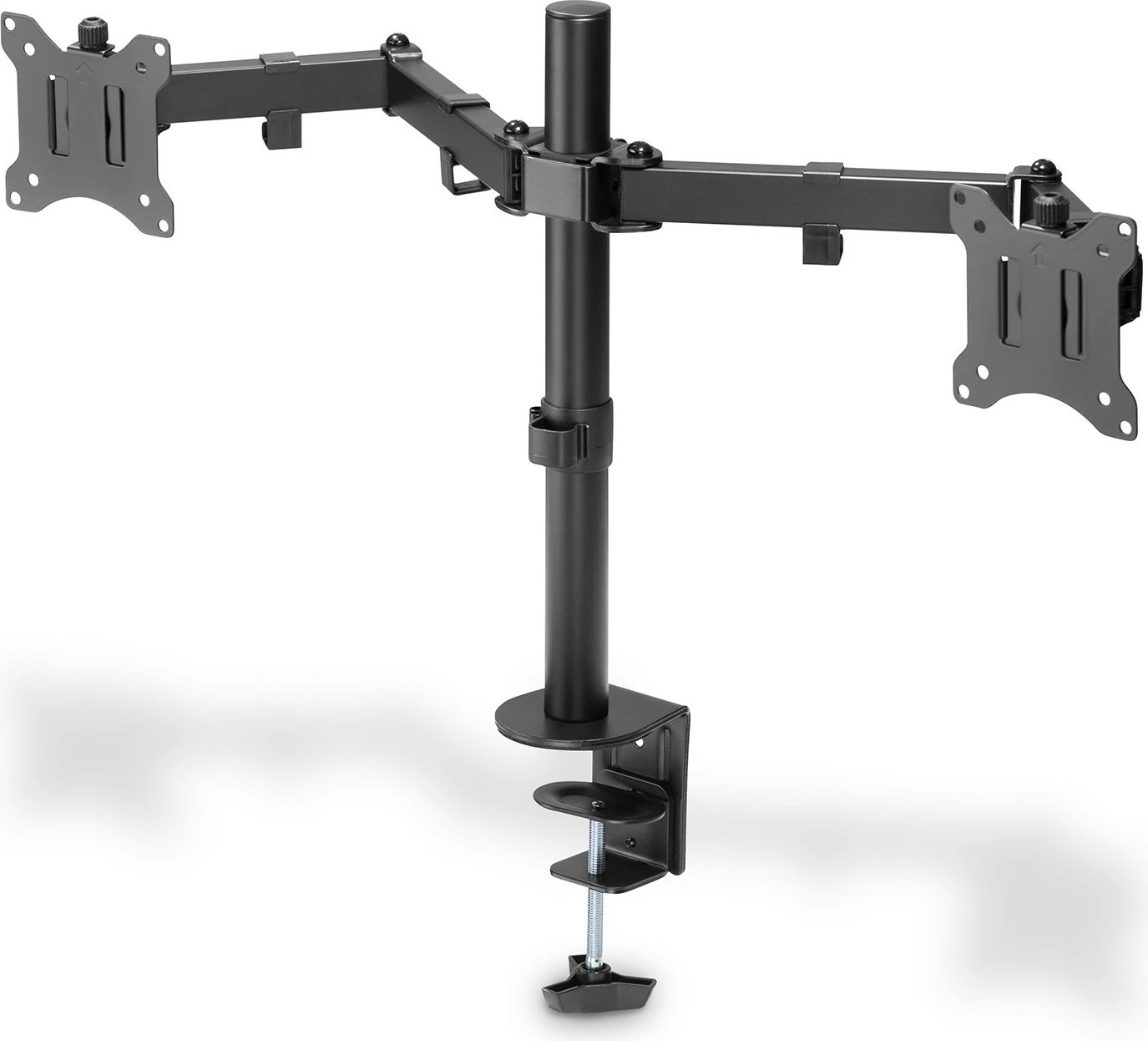 Mbajtës monitori Digitus, Universal, për dy monitorë, 15"-32", i zi