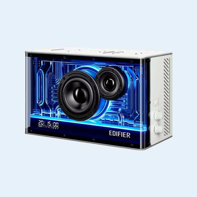 Sistem zëri Edifier QD35, 40W, Bluetooth 5.3, AUX/USB, i bardhë