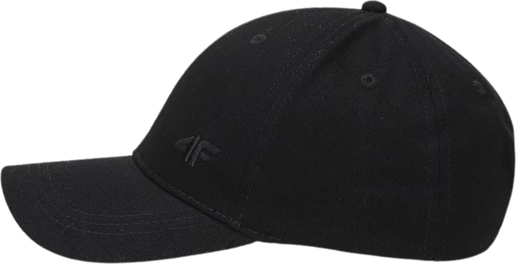 Kapelë me strehë 4F unisex, e zezë