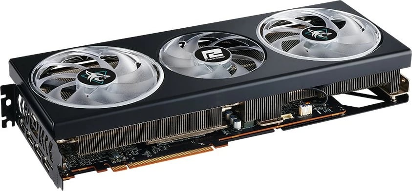 Kartelë grafike PowerColor Hellhound RX 7800 XT, 16 GB, GDDR6, 256 bit, e zezë
