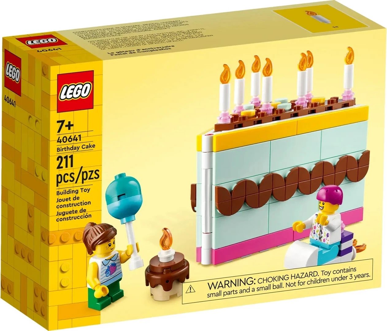 Set LEGO 40641 Tortë ditëlindje, 211 pjesë