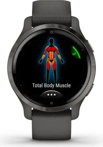 Smartwatch Garmin Venu 2S, 40 mm, AMOLED, GPS, Grafit/zi
