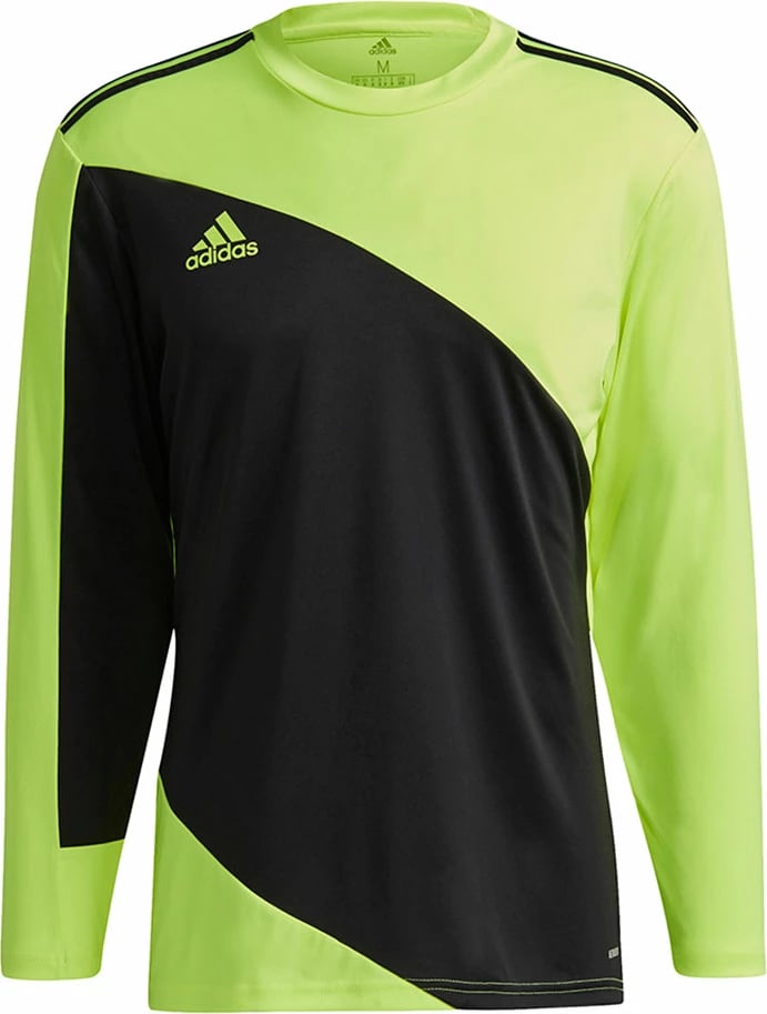 Fanellë portieri adidas për meshkuj, e zezë-lemon