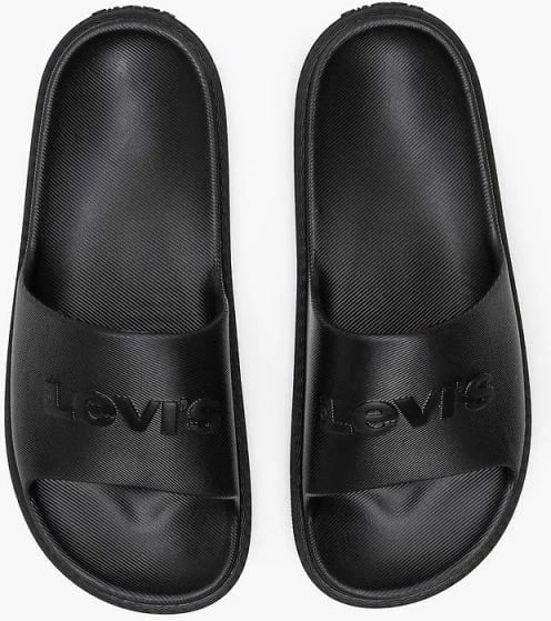 Flip-Flops për femra Levi's, të zeza