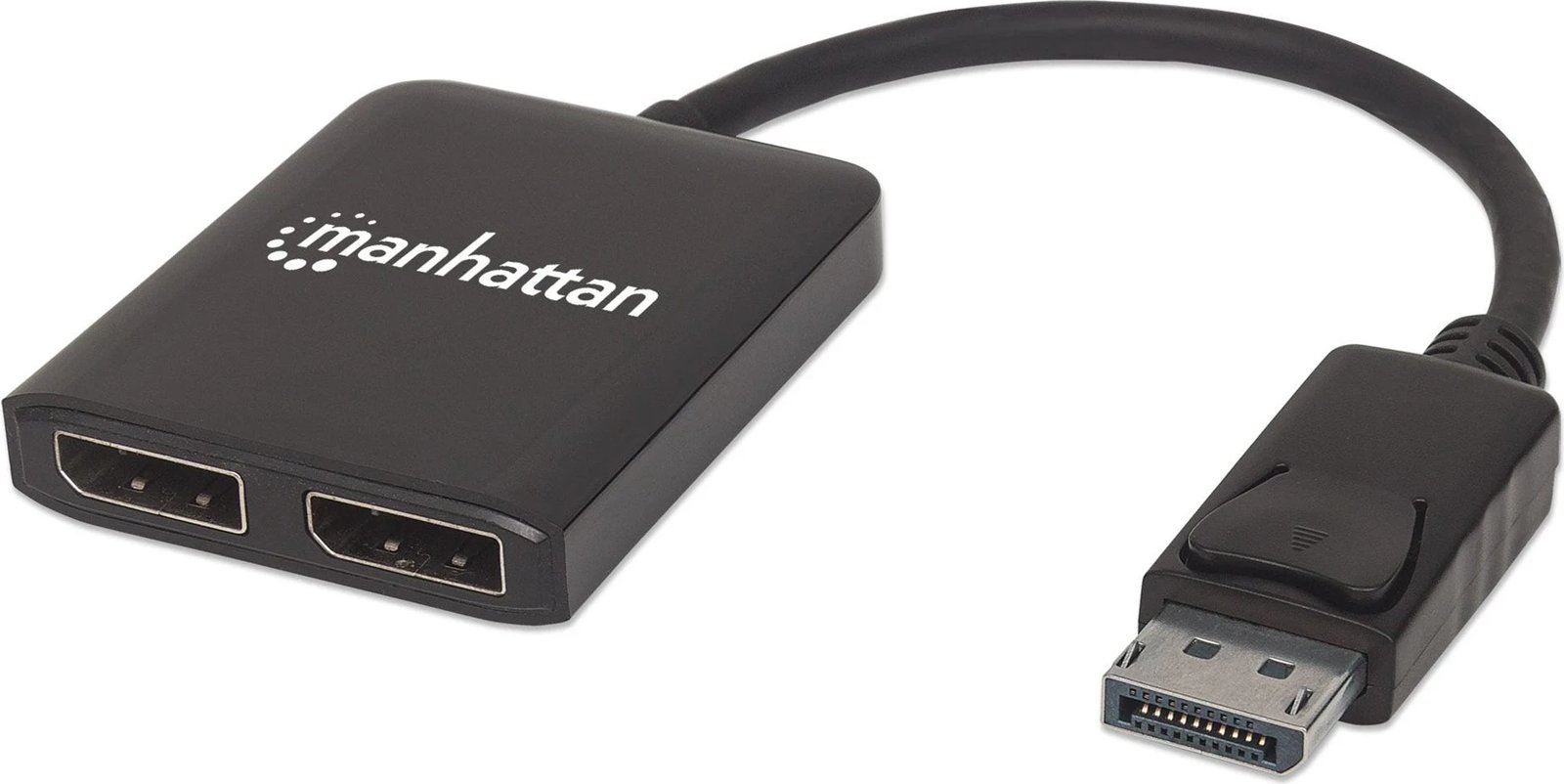 Pajisje ndarëse DisplayPort Manhattan, e zezë