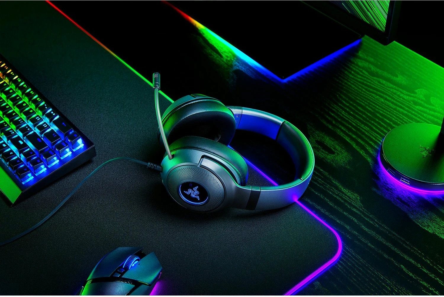 Kufje Razer Kraken V3 X, Wired, Gaming, 12 - 28000 Hz, 283 g, e zezë