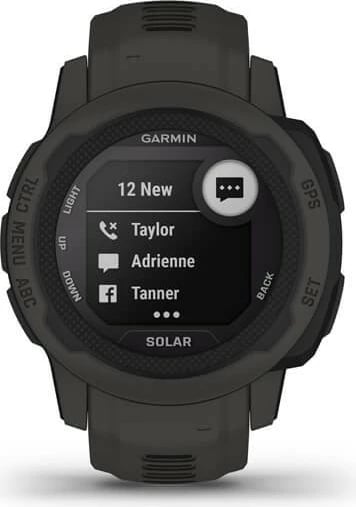 Smartwatch Garmin Instinct 2S Solar, GPS, 43 g, Graphite