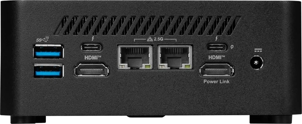 Kasë MSI Cubi NUC 1M-003EU, Intel Core 3 100U, 8 GB RAM, 512 GB SSD, Windows 11 Pro, E zezë