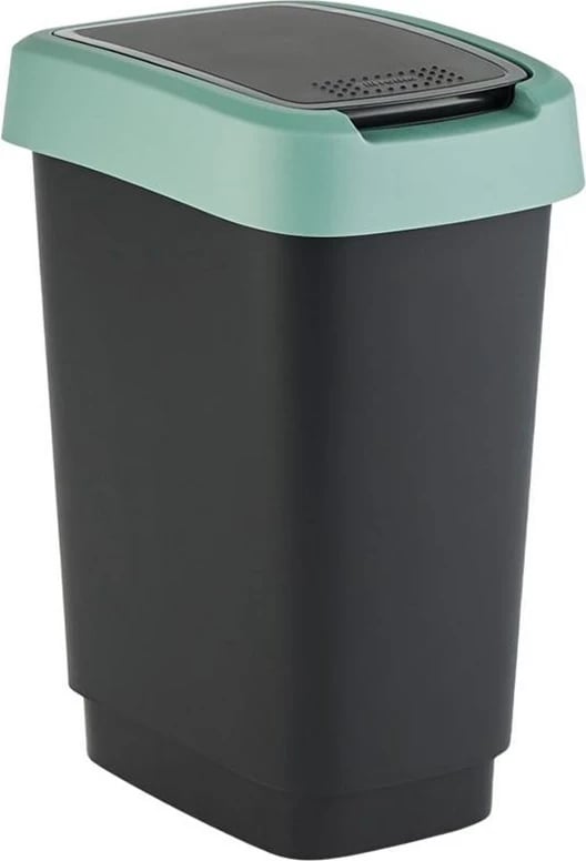 Kosh mbeturinash Rotho Twist, 10L, Jeshil