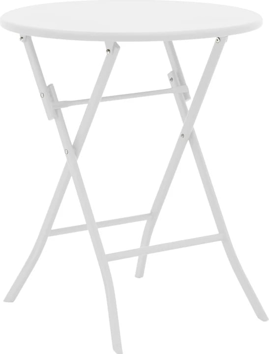 Sipërfaqe Tavoline Albero ngjyrë bardhë metal D60x70cm