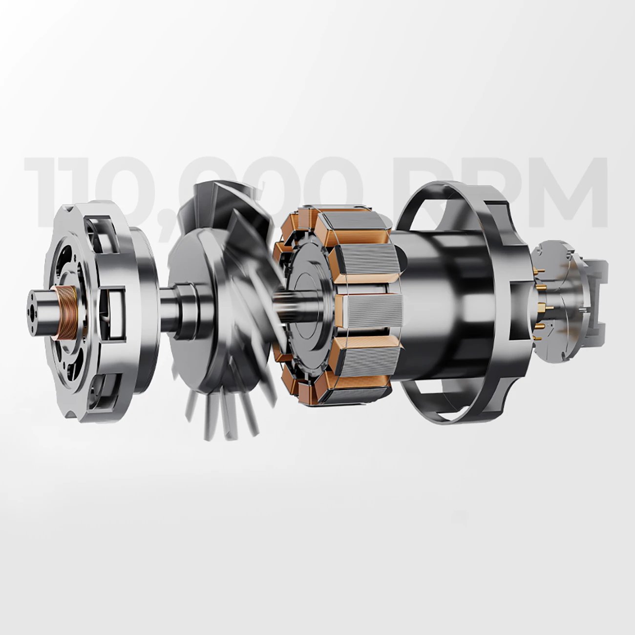 Tharëse flokësh UWANT H100, 1500 W, Gri